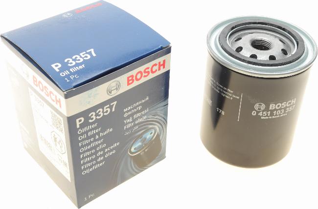 BOSCH 0 451 103 357 - Eļļas filtrs autospares.lv