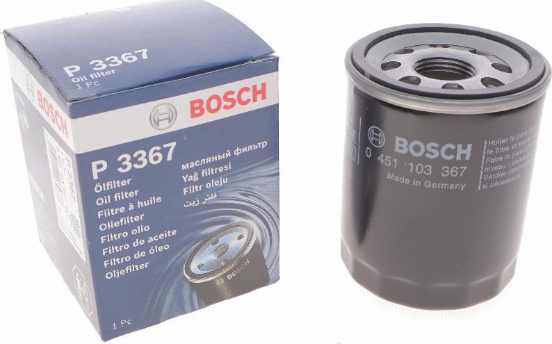 BOSCH 0 451 103 367 - Oil Filter www.autospares.lv