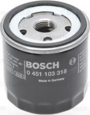 BOSCH 0 451 103 318 - Масляный фильтр www.autospares.lv