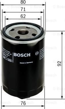 BOSCH 0 451 103 318 - Масляный фильтр www.autospares.lv