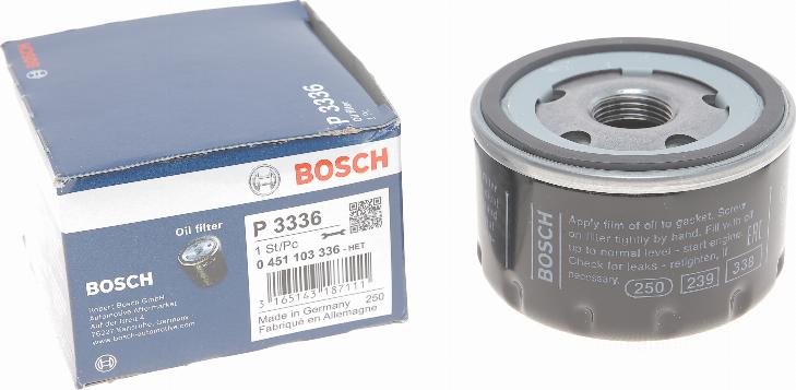 BOSCH 0 451 103 336 - Масляный фильтр www.autospares.lv