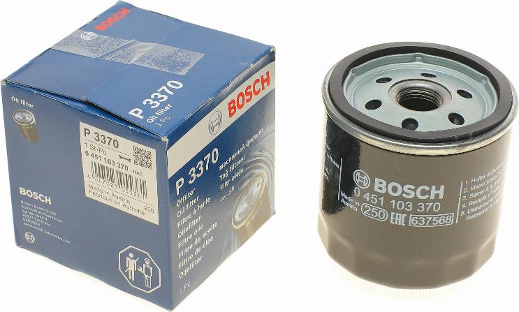 BOSCH 0 451 103 370 - Масляный фильтр www.autospares.lv