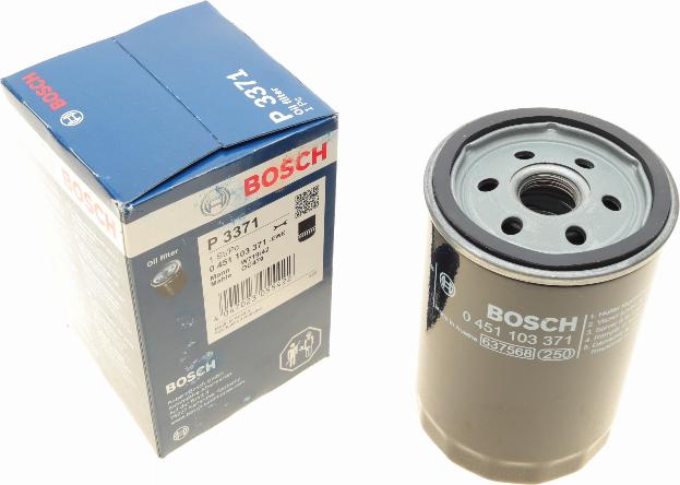 BOSCH 0 451 103 371 - Eļļas filtrs www.autospares.lv