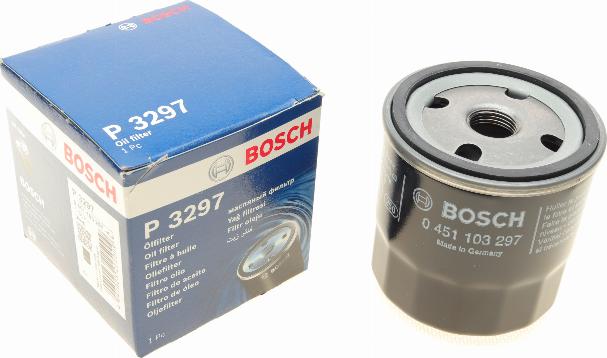 BOSCH 0 451 103 297 - Eļļas filtrs autospares.lv