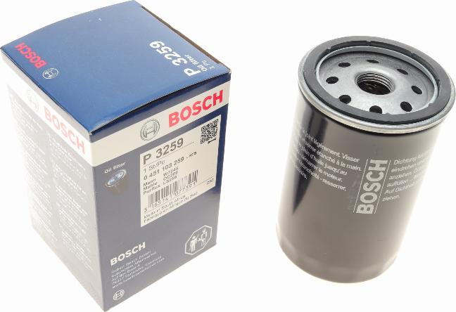 BOSCH 0 451 103 259 - Eļļas filtrs autospares.lv