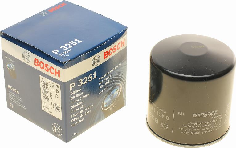 BOSCH 0 451 103 251 - Eļļas filtrs www.autospares.lv