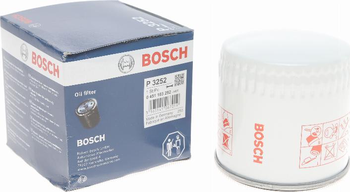 BOSCH 0 451 103 252 - Eļļas filtrs www.autospares.lv