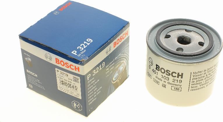 BOSCH 0 451 103 219 - Oil Filter www.autospares.lv