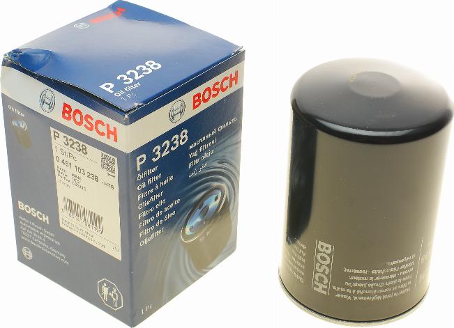 BOSCH 0 451 103 238 - Eļļas filtrs www.autospares.lv