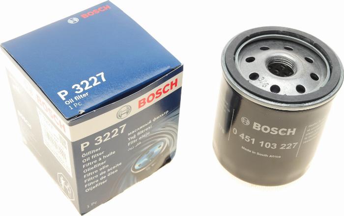 BOSCH 0 451 103 227 - Oil Filter www.autospares.lv