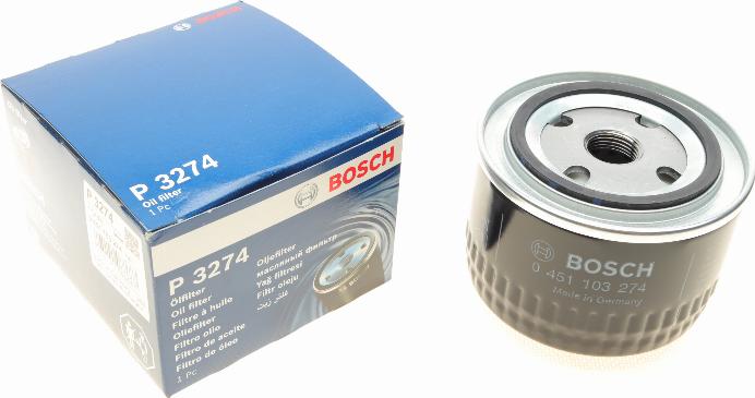 BOSCH 0 451 103 274 - Oil Filter www.autospares.lv