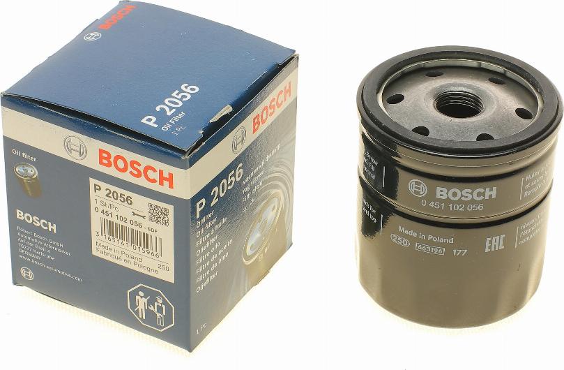 BOSCH 0 451 102 056 - Масляный фильтр www.autospares.lv