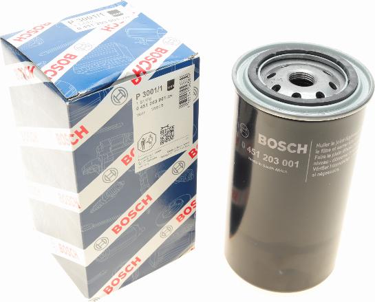 BOSCH 0 451 203 001 - Eļļas filtrs autospares.lv