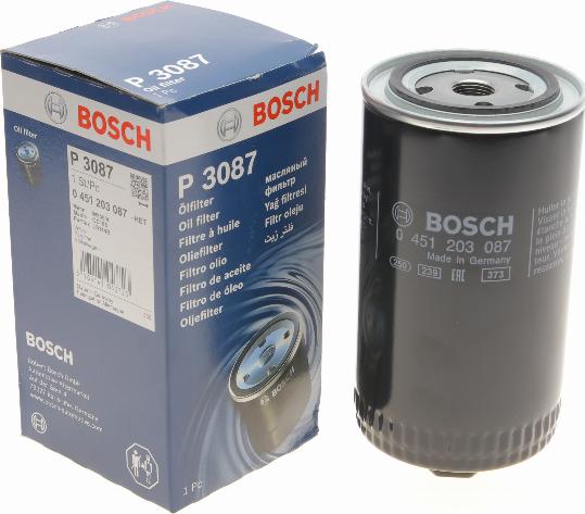 BOSCH 0 451 203 087 - Eļļas filtrs www.autospares.lv