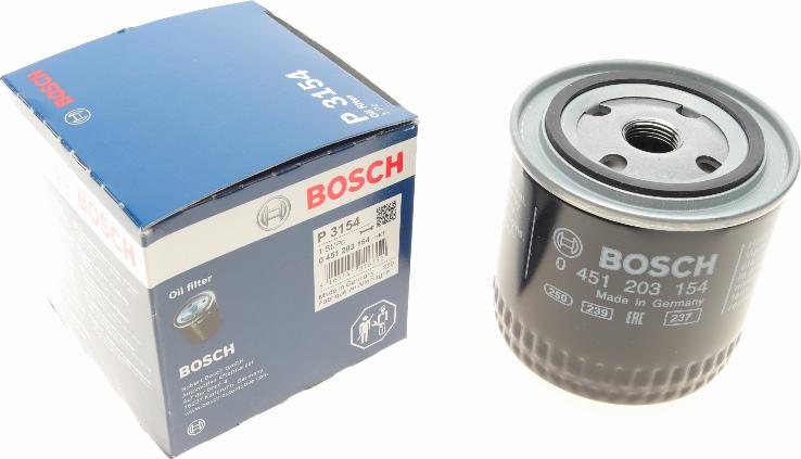 BOSCH 0 451 203 154 - Eļļas filtrs www.autospares.lv