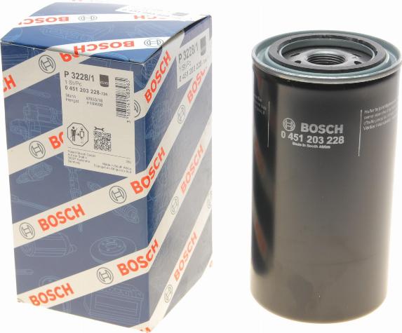 BOSCH 0 451 203 228 - Eļļas filtrs www.autospares.lv