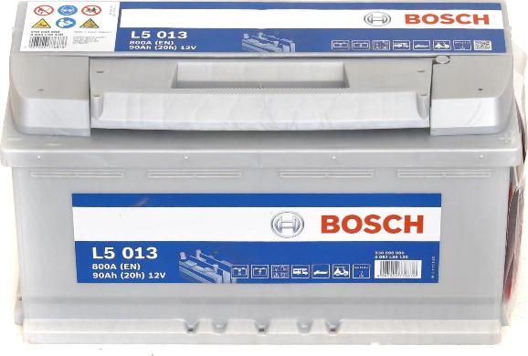 BOSCH 0 092 L50 130 - Стартерная аккумуляторная батарея, АКБ www.autospares.lv