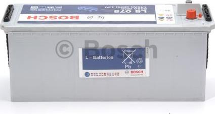 BOSCH 0 092 L50 750 - Startera akumulatoru baterija www.autospares.lv