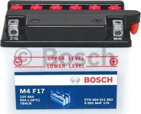 BOSCH 0 092 M4F 170 - Startera akumulatoru baterija www.autospares.lv