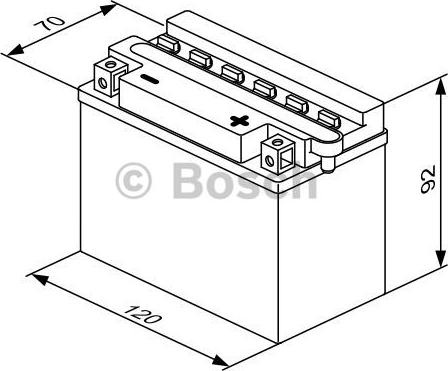 BOSCH 0 092 M4F 170 - Startera akumulatoru baterija www.autospares.lv