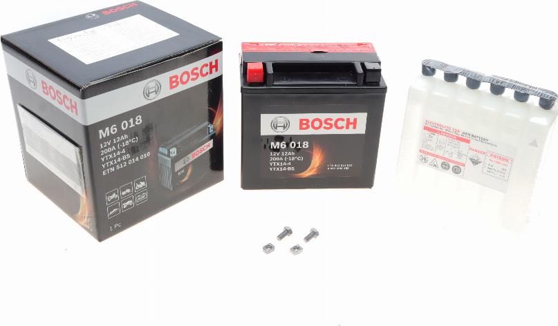 BOSCH 0 092 M60 180 - Startera akumulatoru baterija www.autospares.lv