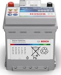 BOSCH 0 092 P00 000 - Starter Battery www.autospares.lv