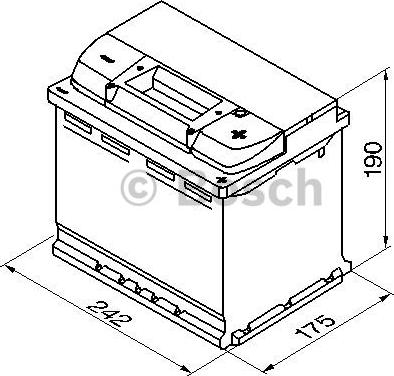 BOSCH 0 092 S40 050 - Starter Battery www.autospares.lv