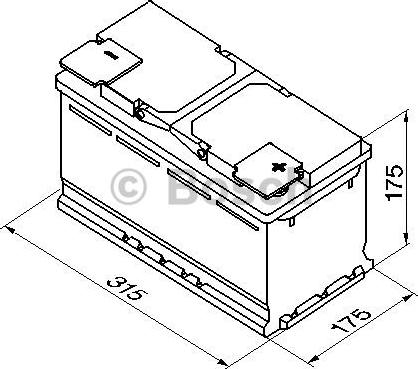 BOSCH 0 092 S40 100 - Startera akumulatoru baterija autospares.lv