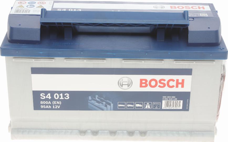 BOSCH 0 092 S40 130 - Стартерная аккумуляторная батарея, АКБ www.autospares.lv