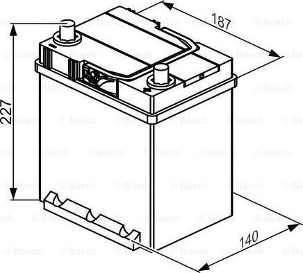 BOSCH 0 092 S40 300 - Startera akumulatoru baterija autospares.lv