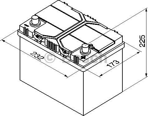 BOSCH 0 092 S40 240 - Starter Battery www.autospares.lv