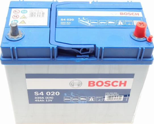 BOSCH 0 092 S40 200 - Startera akumulatoru baterija www.autospares.lv