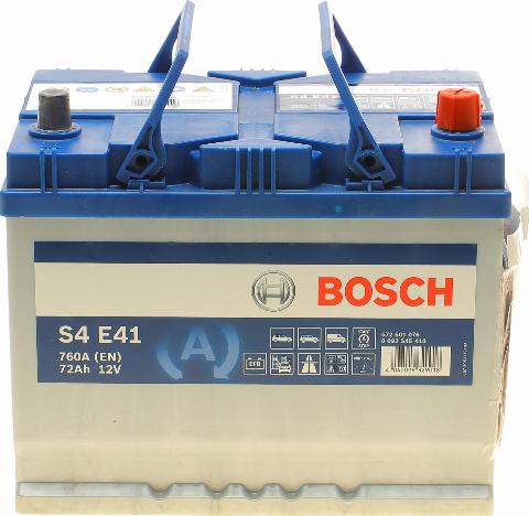 BOSCH 0 092 S4E 410 - Startera akumulatoru baterija www.autospares.lv