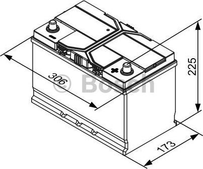 BOSCH 0 092 S4E 420 - Startera akumulatoru baterija www.autospares.lv