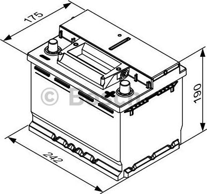 BOSCH 0 092 S4E 051 - Startera akumulatoru baterija www.autospares.lv