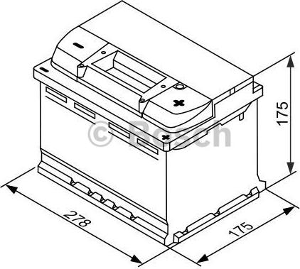 BOSCH 0 092 S4E 070 - Startera akumulatoru baterija www.autospares.lv