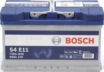 BOSCH 0 092 S4E 110 - Starter Battery www.autospares.lv