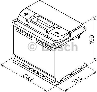 BOSCH 0 092 S50 060 - Startera akumulatoru baterija autospares.lv