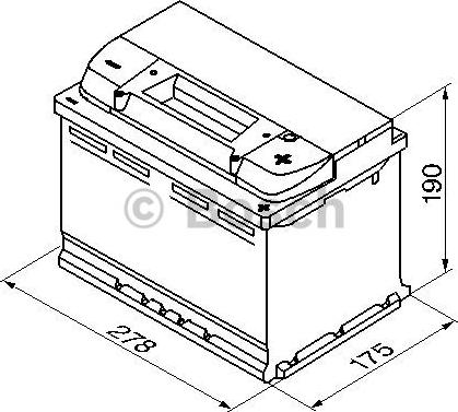 BOSCH 0 092 S50 080 - Startera akumulatoru baterija www.autospares.lv