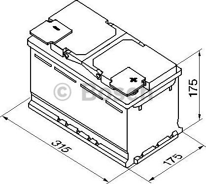 BOSCH 0 092 S50 100 - Startera akumulatoru baterija autospares.lv