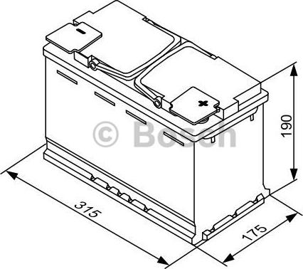 BOSCH 0 092 S60 110 - Starter Battery www.autospares.lv