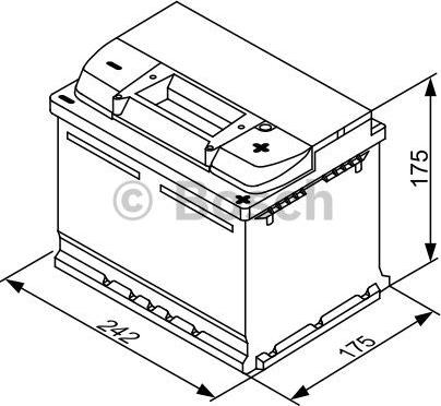 BOSCH 0 092 S30 041 - Startera akumulatoru baterija www.autospares.lv