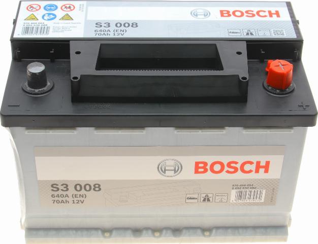 BOSCH 0 092 S30 080 - Startera akumulatoru baterija www.autospares.lv