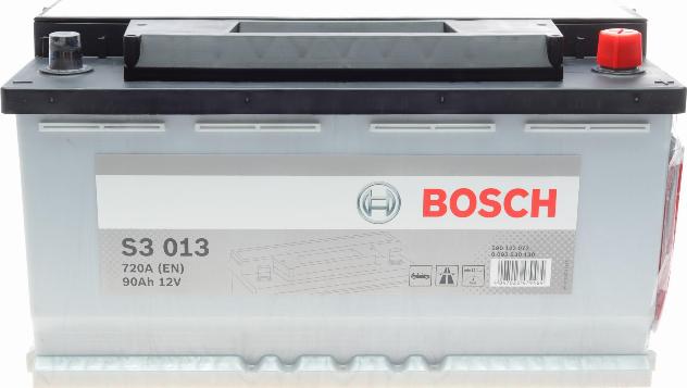 BOSCH 0 092 S30 130 - Стартерная аккумуляторная батарея, АКБ www.autospares.lv