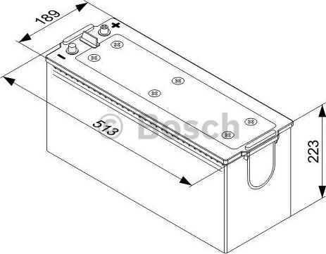 BOSCH 0 092 T40 750 - Startera akumulatoru baterija www.autospares.lv