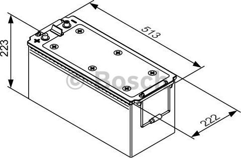 BOSCH 0 092 T30 550 - Startera akumulatoru baterija autospares.lv