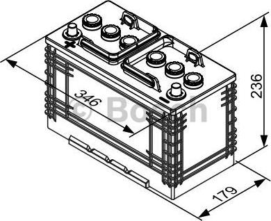 BOSCH 0 092 T30 370 - Starter Battery www.autospares.lv