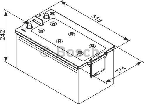 BOSCH 0 092 TE0 888 - Startera akumulatoru baterija www.autospares.lv