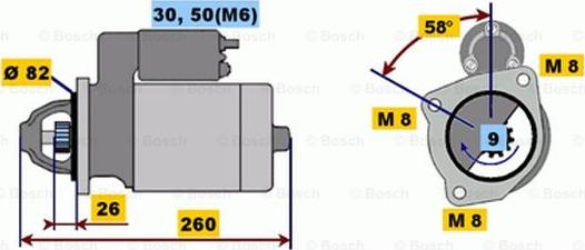 BOSCH 0 001 218 159 - Starter www.autospares.lv