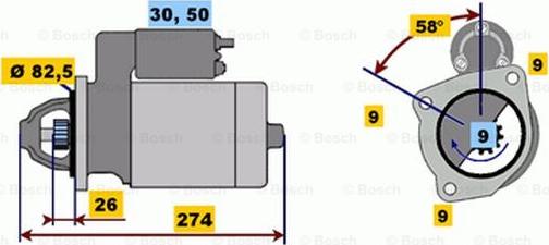 BOSCH 0 001 218 102 - Starteris www.autospares.lv